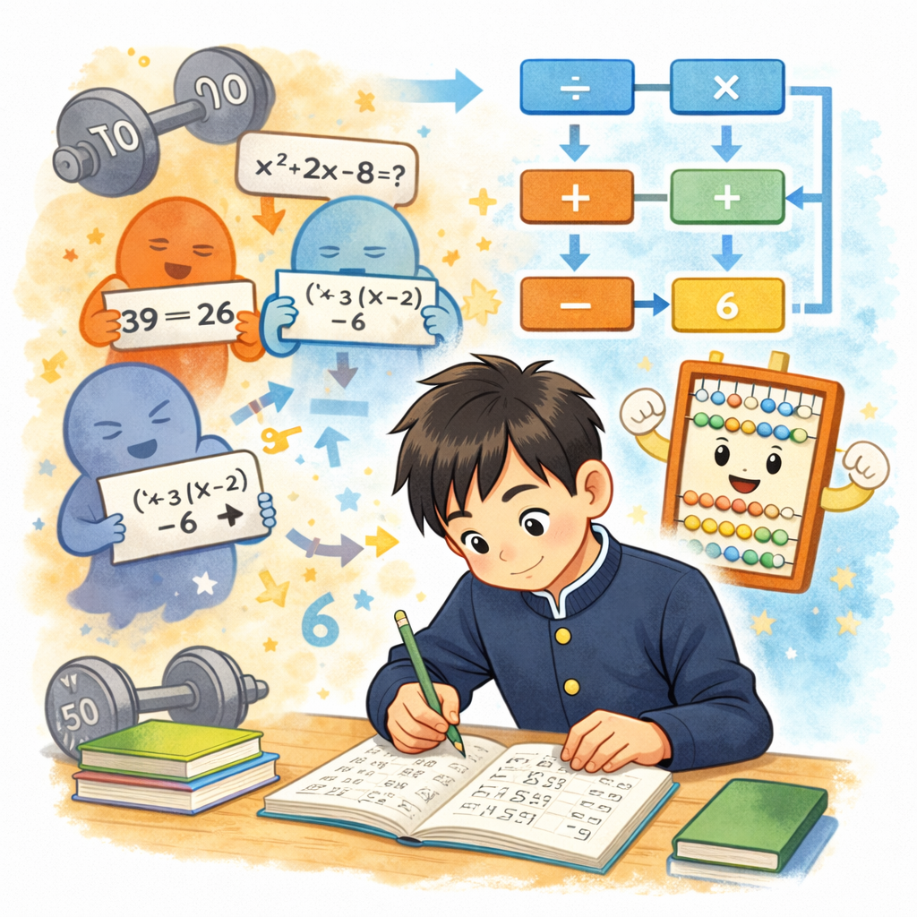 数学：解法パターンと計算力